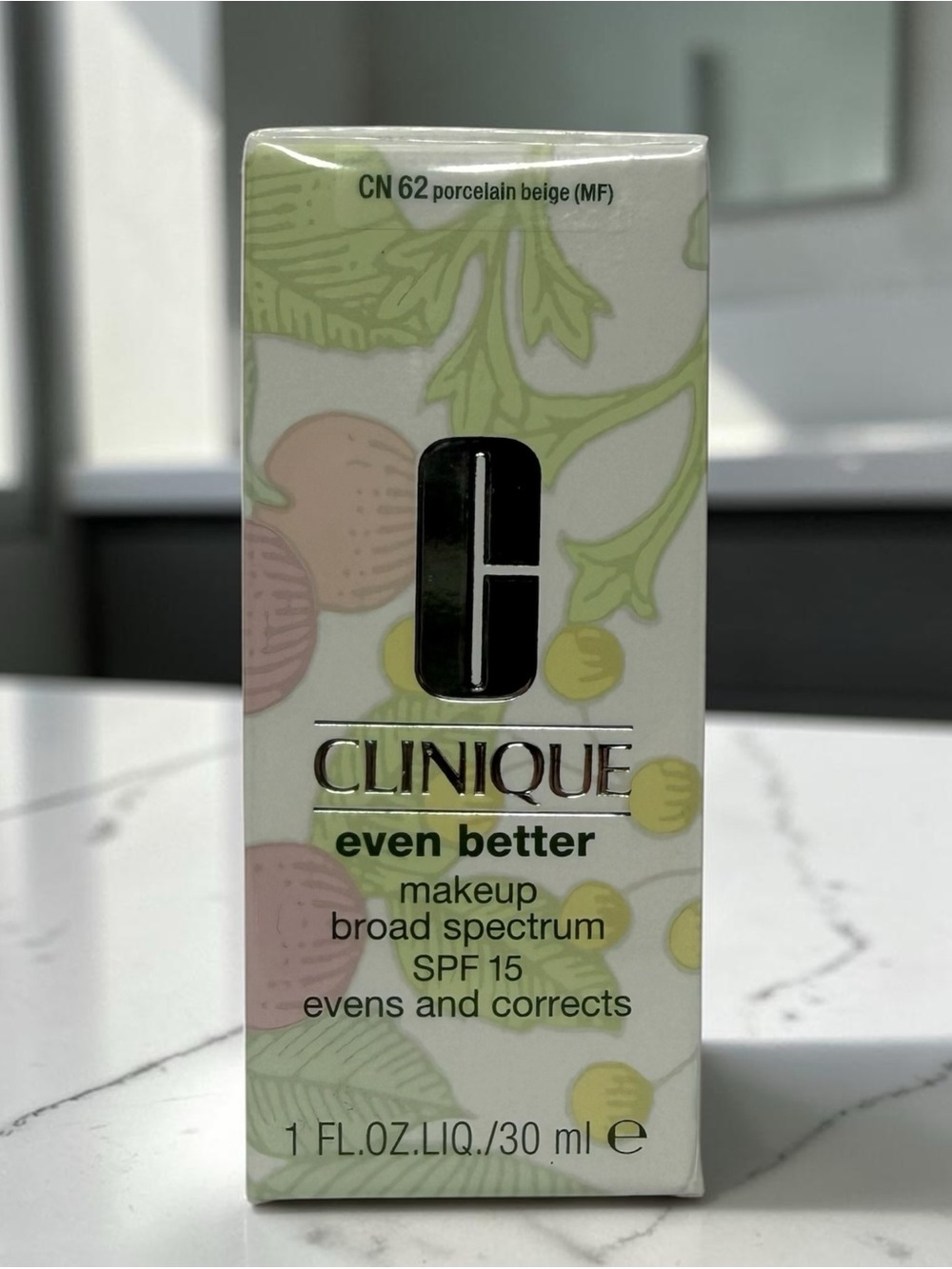 Clinique Even Better Foundation CN 62 Porcelain Beige SPF 15 Vitamin C, SEALED